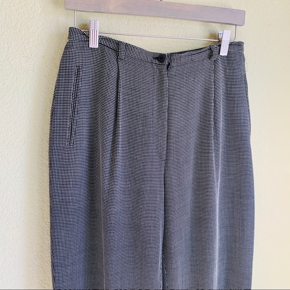 Emporio Armani Vintage Houndstooth Slacks - Picture 4 of 8